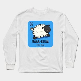 Baaarium Cute Sheep Chemistry Pun Long Sleeve T-Shirt